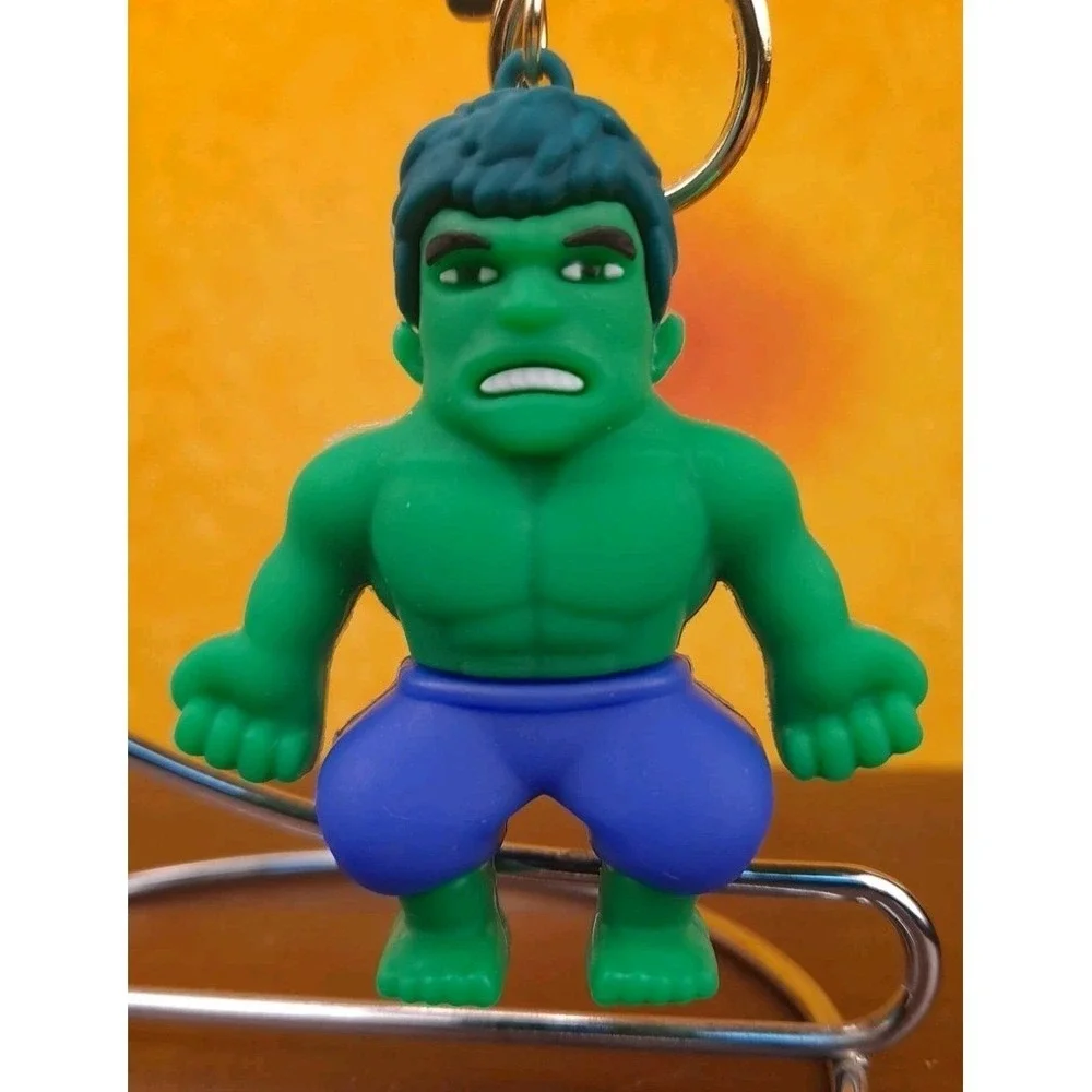 Avengers Marvel Incredible Hulk 3D PVC Keychain Backpack Clip New 8